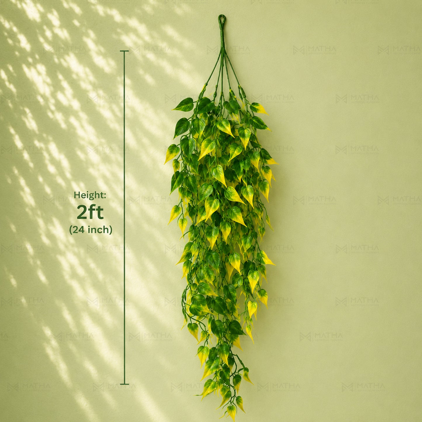 Artificial Philodendron Vine Hanging