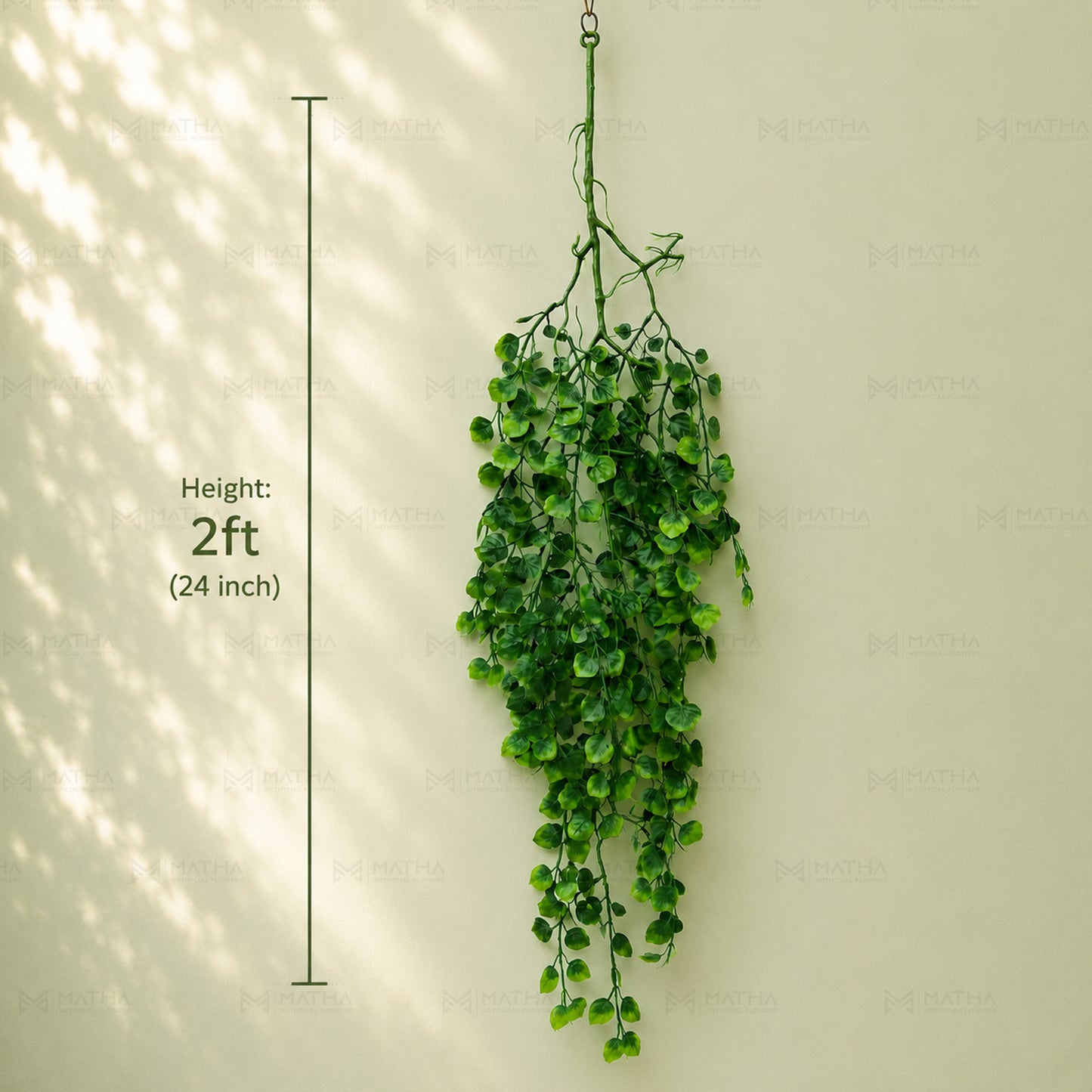 Artificial Hanging Round Leaf