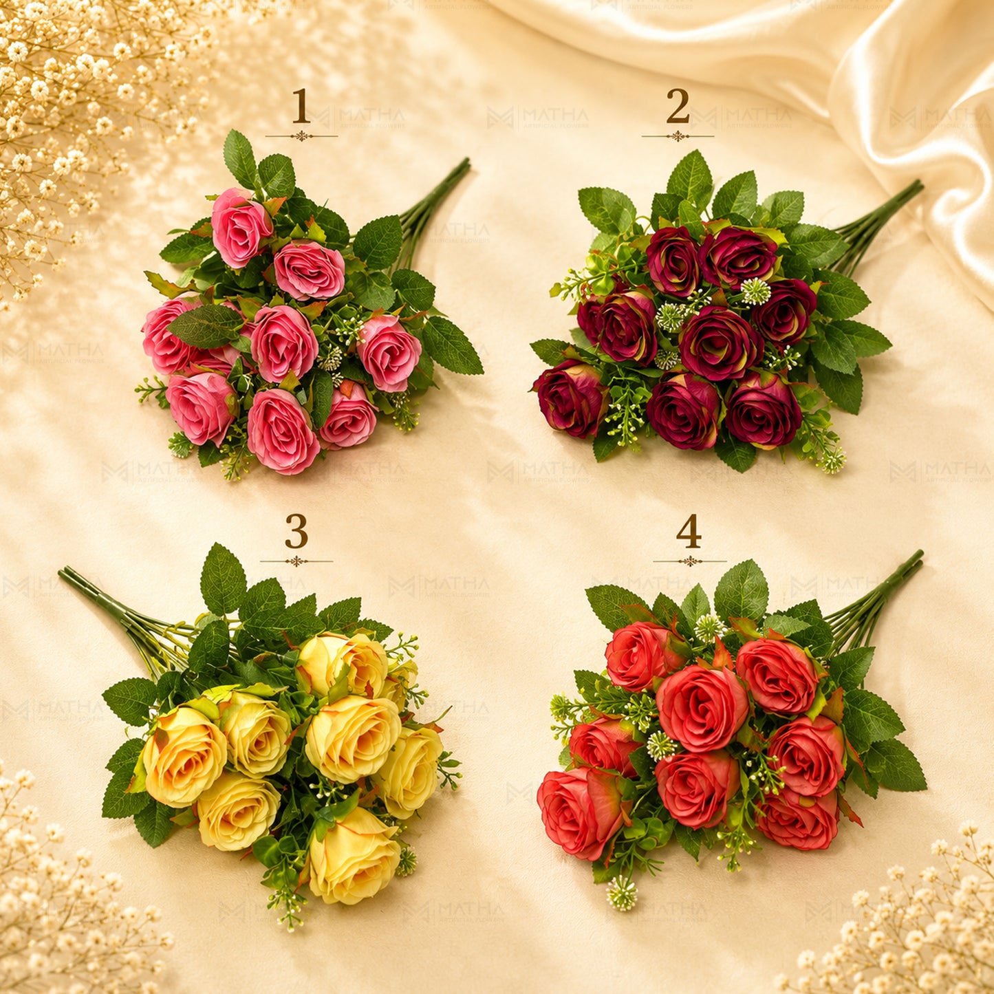 Artificial Rose Bunch