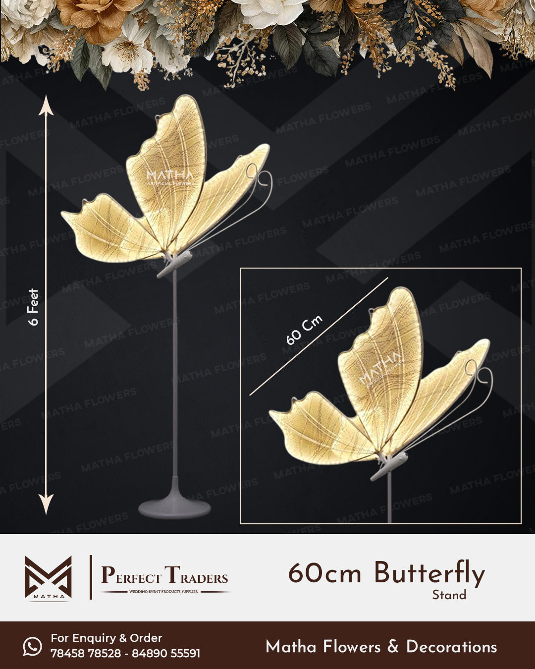 60 Cm Butterfly Stand