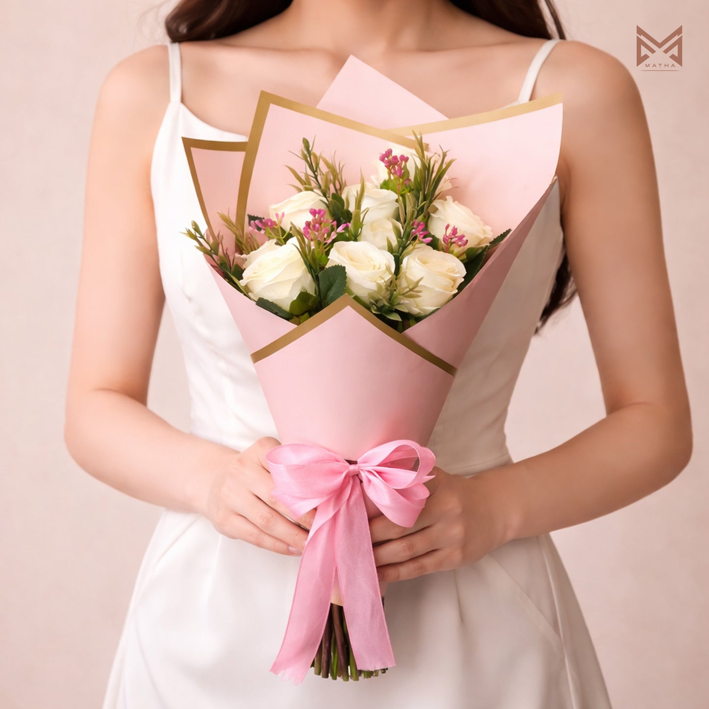 White Rose Bouquet