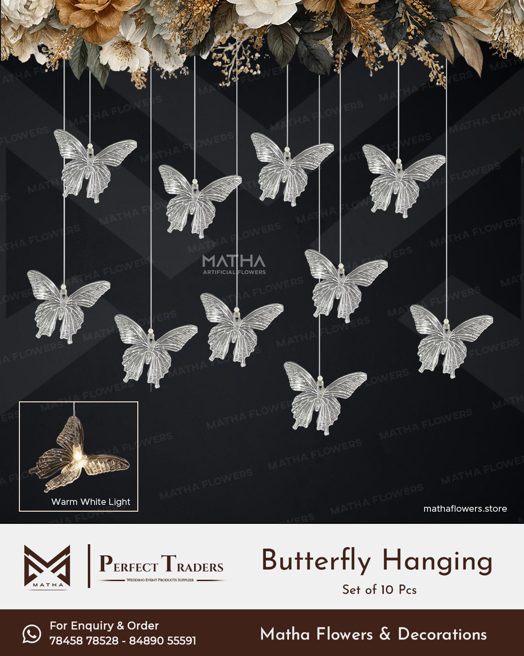 Butterfly Hanging | Set of 10 Pcs