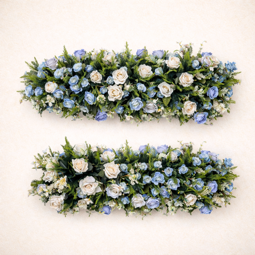 White and Blue Premium Runner