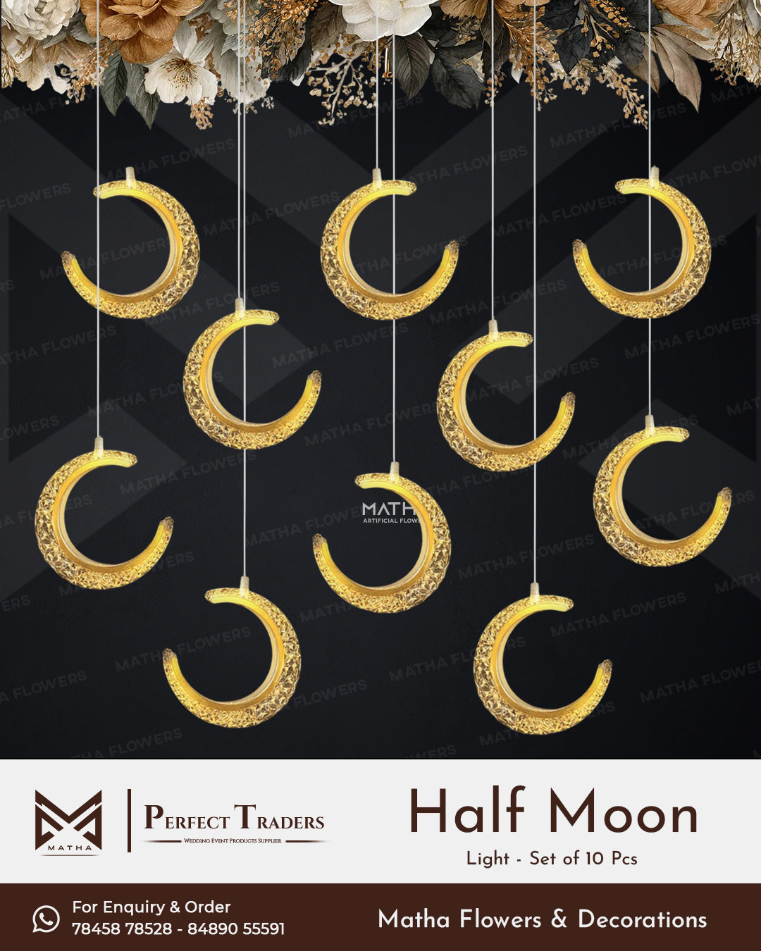 Moon Hanging | Set of 10 Pcs
