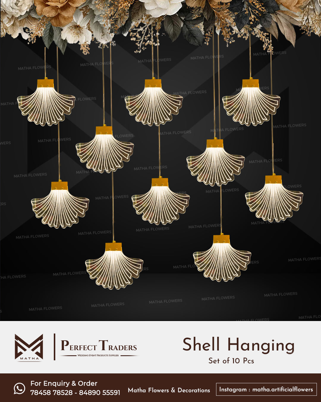 Shell Hanging | Set of 10 Pcs