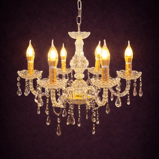 Acrylic 6 Arms Chandilier