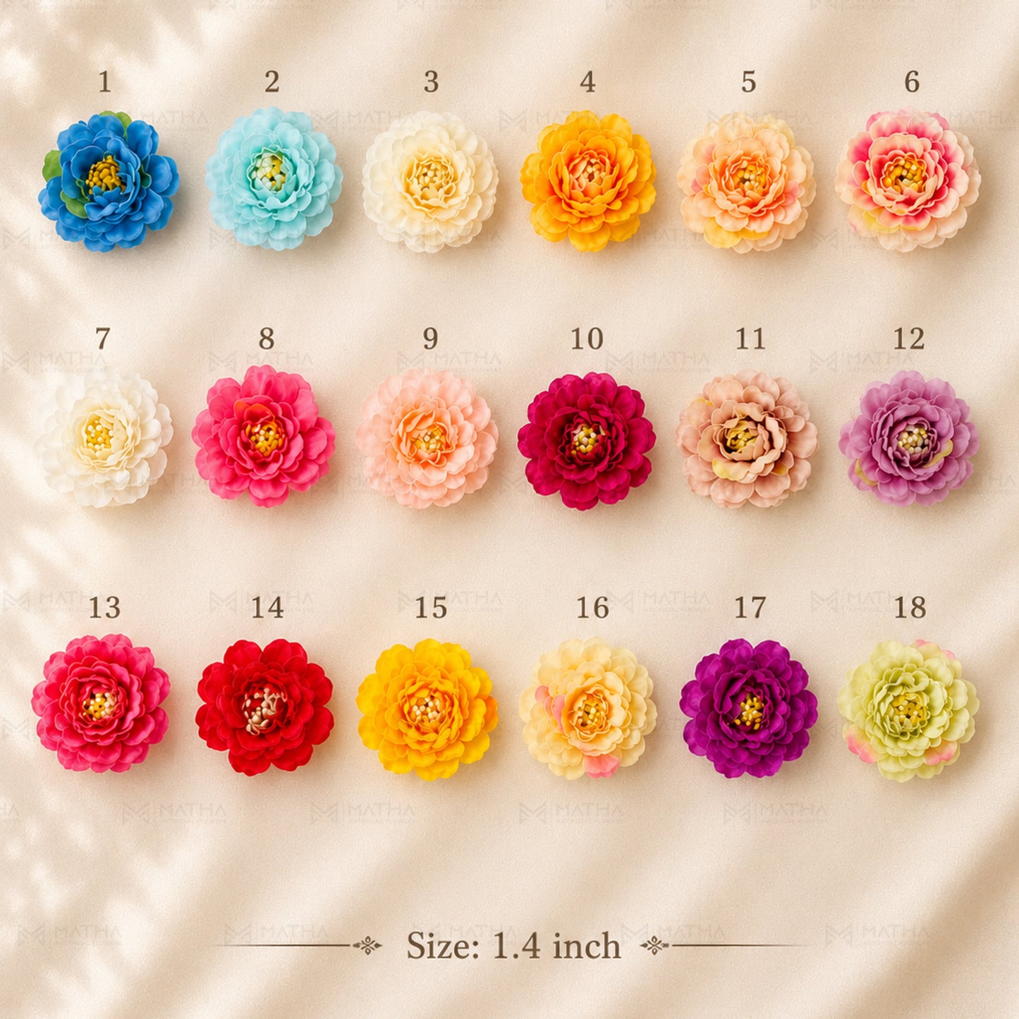 Tiny Open Peony  | 1.4 Inch