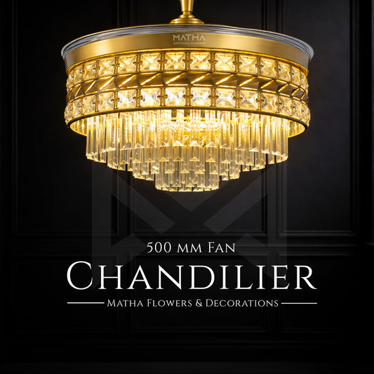 Luxury Fan Chandelier with Remote