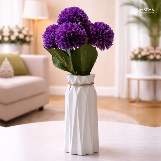 Chryshanthamum Heads with Pot