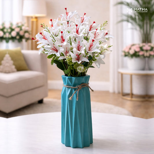 Lily Flower with Pot | 12 Inch