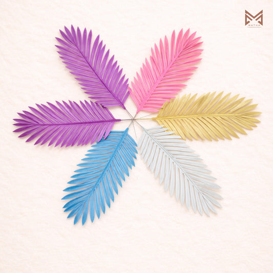 Colorful Palm Leaf | Set of 5 Pcs